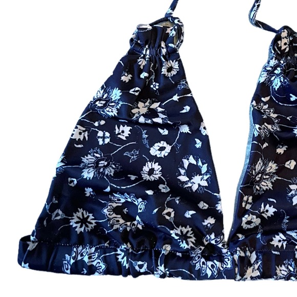 TAVIK Bikini Set Lily Triangle Jayden Bottom Floral Small Medina Evening Blue - Picture 7 of 15